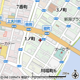 新潟県新潟市中央区礎町通１ノ町1966周辺の地図