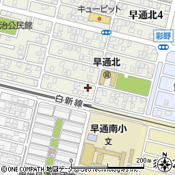 新潟県新潟市北区早通北3丁目1-13周辺の地図