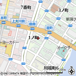 新潟県新潟市中央区礎町通１ノ町1980周辺の地図