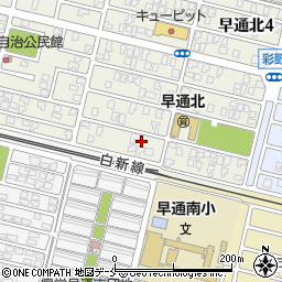 新潟県新潟市北区早通北3丁目1-11周辺の地図