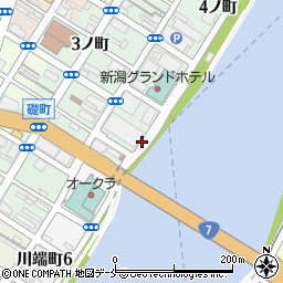 新潟県新潟市中央区下大川前通（２ノ町）周辺の地図