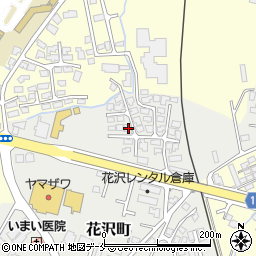 山形県米沢市花沢町2742-14周辺の地図