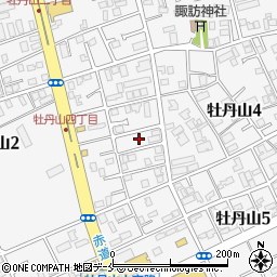 新潟県新潟市東区牡丹山4丁目6周辺の地図