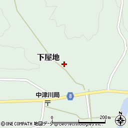 山形県飯豊町（西置賜郡）下屋地周辺の地図