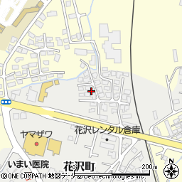 山形県米沢市花沢町2742周辺の地図