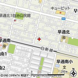 新潟県新潟市北区早通北3丁目1-3周辺の地図