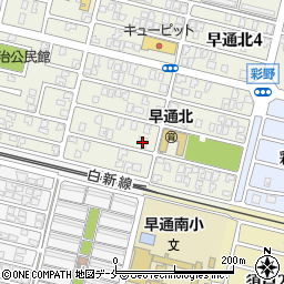 新潟県新潟市北区早通北3丁目2-22周辺の地図