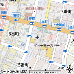 堀川鮮魚株式会社　本町営業所周辺の地図