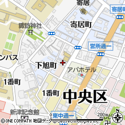 伸学ゼミナール　事務本部周辺の地図