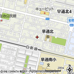 新潟県新潟市北区早通北3丁目2-24周辺の地図
