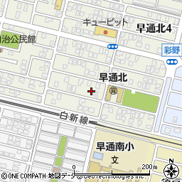 新潟県新潟市北区早通北3丁目2-23周辺の地図