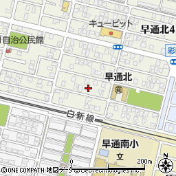新潟県新潟市北区早通北3丁目2-25周辺の地図