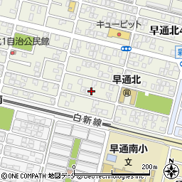 新潟県新潟市北区早通北3丁目2-26周辺の地図