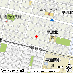 新潟県新潟市北区早通北3丁目2-28周辺の地図