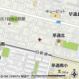 新潟県新潟市北区早通北3丁目2-29周辺の地図