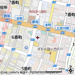 パラカ新潟市東堀第１駐車場周辺の地図