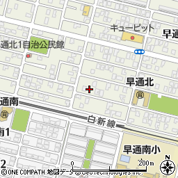 新潟県新潟市北区早通北3丁目2-31周辺の地図