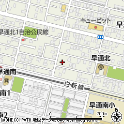 新潟県新潟市北区早通北3丁目2-32周辺の地図