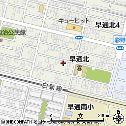新潟県新潟市北区早通北3丁目2-11周辺の地図