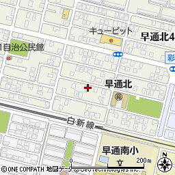 新潟県新潟市北区早通北3丁目2-8周辺の地図