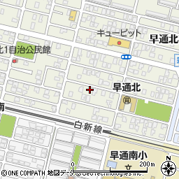 新潟県新潟市北区早通北3丁目2-7周辺の地図