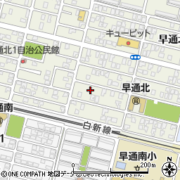 新潟県新潟市北区早通北3丁目2-5周辺の地図