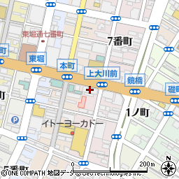 株式会社メニコン　新潟営業所周辺の地図