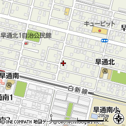 新潟県新潟市北区早通北3丁目2-37周辺の地図
