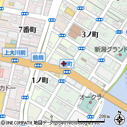 株式会社読売旅行　新潟営業所周辺の地図