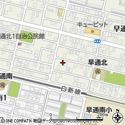 新潟県新潟市北区早通北3丁目2-4周辺の地図