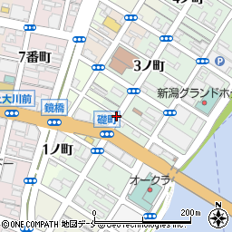 新潟県新潟市中央区礎町通（２ノ町）周辺の地図