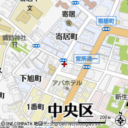 新潟県新潟市中央区営所通周辺の地図