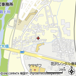 山形県米沢市花沢3010周辺の地図