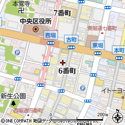 横場精良堂古町店周辺の地図