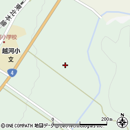 宮城県白石市越河学校下周辺の地図