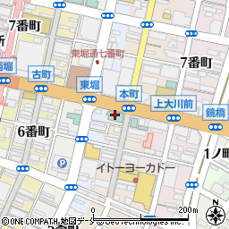 デイリーヤマザキ新潟本町通店周辺の地図