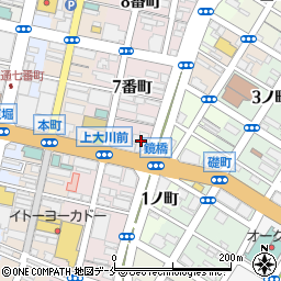 東邦銀行新潟支店 ＡＴＭ周辺の地図