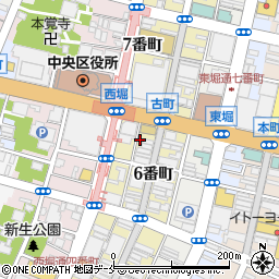 居酒屋越乃周辺の地図