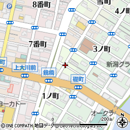 新潟県新潟市中央区花町周辺の地図