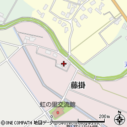 新潟県新発田市藤掛周辺の地図