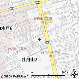 新潟県新潟市東区牡丹山2丁目13周辺の地図