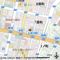 新潟国際情報大学新潟中央キャンパス周辺の地図