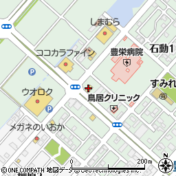 セブンイレブン豊栄駅北店周辺の地図