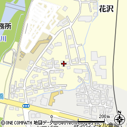 山形県米沢市花沢3001周辺の地図