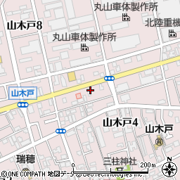 銀のさら　新潟東店周辺の地図