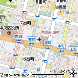 安兵衛 古町店周辺の地図