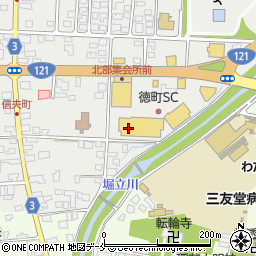 ファッションセンターしまむら米沢店周辺の地図