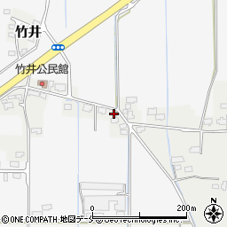 山形県米沢市竹井1166周辺の地図
