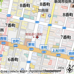 北陸銀行新潟支店周辺の地図
