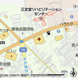 ドン・キホーテ米沢店周辺の地図